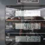 Let me translate for you: 61.77 dollars for 8.98 gallons which equals a price of 6.88 dollars a gallon