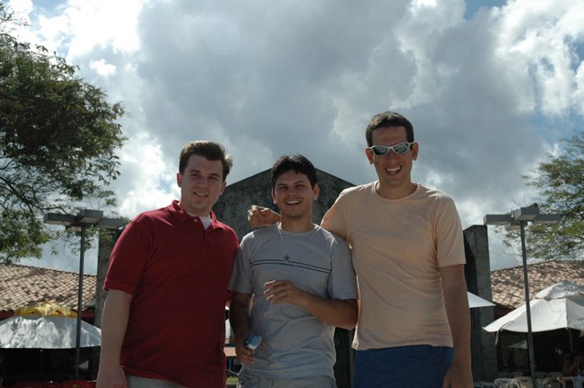 Brian, Felipe, and Felipe's friend Rodrigo