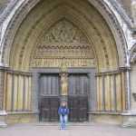 All alone along side Westministers Abbey