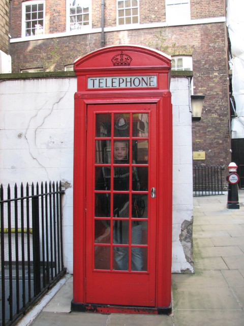 The phone booths are just as popular in France