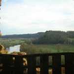 View from hideout in Domme