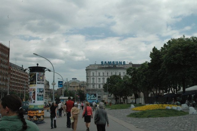 Big advertisements on buildings
