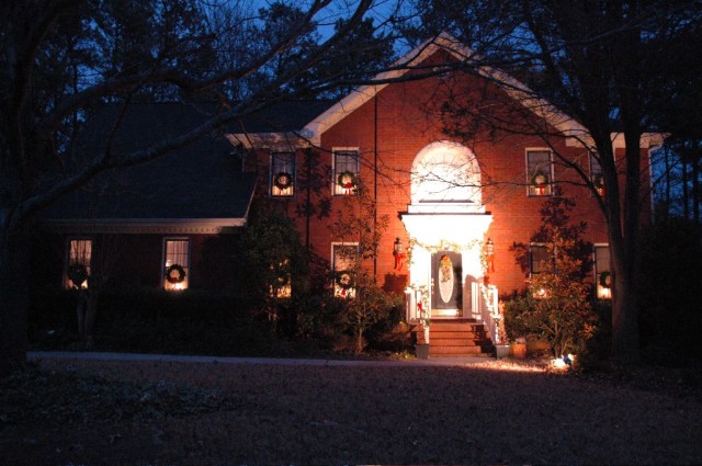 The House All LIt up