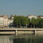Riverside buildings in Lyon