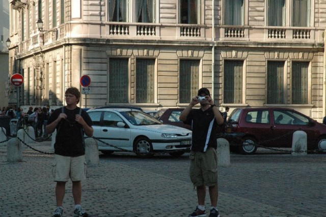 Felipe taking a picture, big surprise!