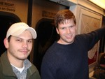 Felipe and Stu on the Marta
