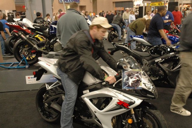 Ben on the Gixxer