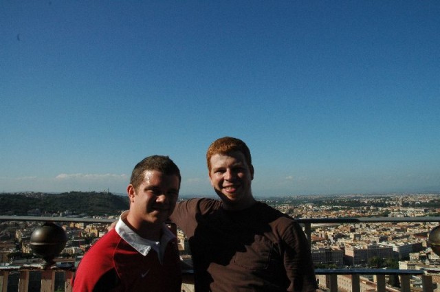 At the top of St. Peter's