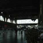 The train station
